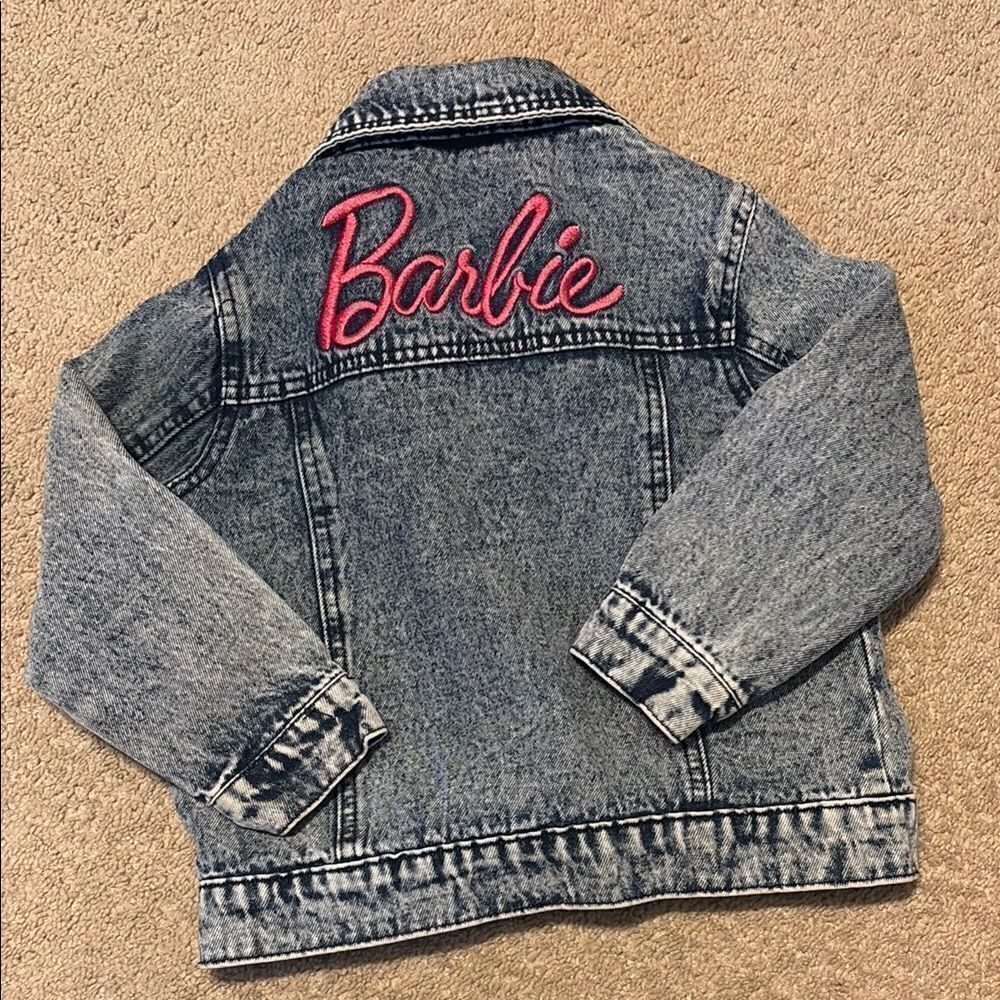 BARBIE ACID WASH JEAN JACKET